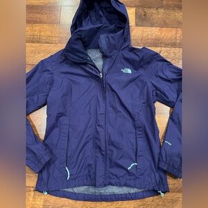 The North Face M Jacket Resolve 2 Waterproof Rain Jacket Hyvent Stowaway Hood